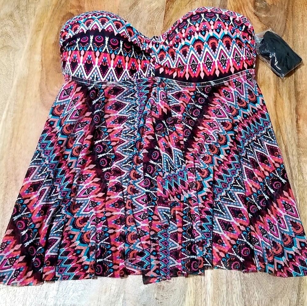 New! Kona Sol Tankini Top
